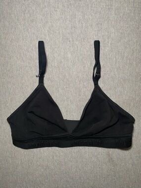 Calvin Klein Style# QP25130 Size L Triangle Bralette Black